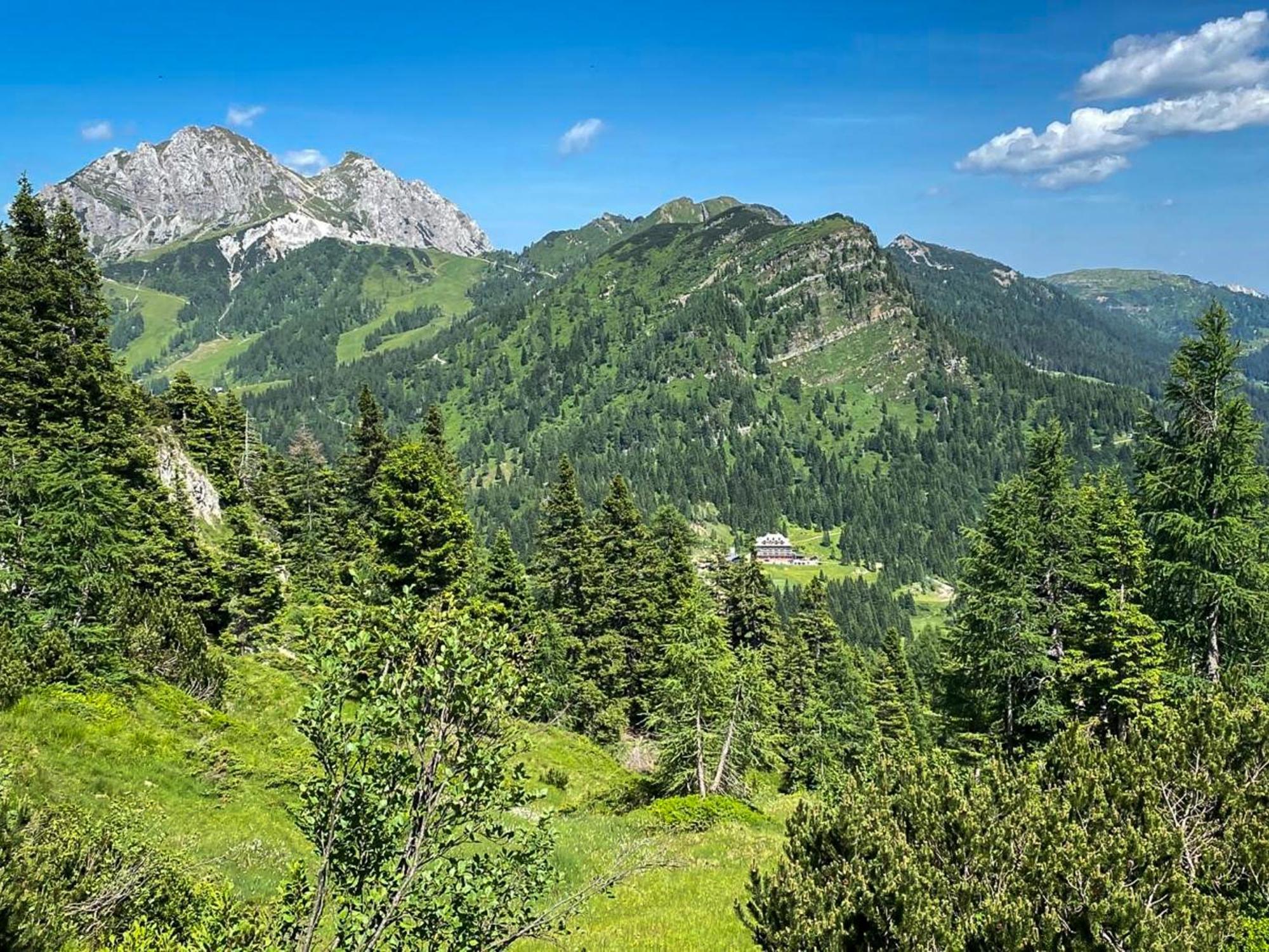 Biker Hotel Al Gallo Forcello Passo Pramollo Eksteriør billede